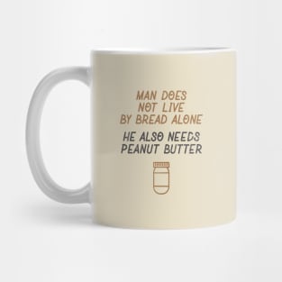 Christian Peanut Butter Bible Humor Mug